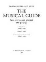 8. The musical guide: parts 1 (1700/10), 2 (1721), and 3 (1717)
