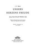 Unsers Herzens Freude: motet for double chorus and continuo