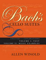 Bach's cello suites: analyses and explorations