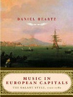Music in European capitals: the galant style, 1720 - 1780