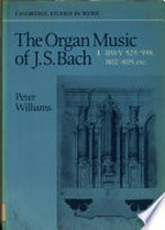 1. Preludes, toccatas, fantasias, fugues, sonatas, concertos and miscellaneous pieces (BWV 525-598, 802-805 etc)