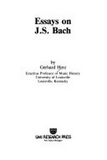 Essays on J. S. Bach