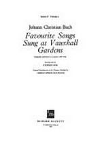 Favourite songs sung at Vauxhall Gardens