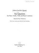Six quartets: for flute, violin, viola and basso continuo