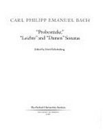 Ser. 1, Vol. 3. "Probestücke", "Leichte" and "Damen" sonatas