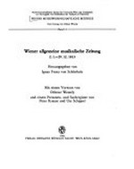 14. Wiener allgemeine musikalische Zeitung: 2.1. - 29.12.1813