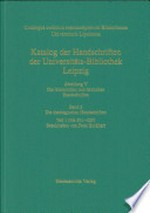 Bd. 2, Die theologischen Handschriften ; T. 1. 5,1. (Ms 501 - 625)