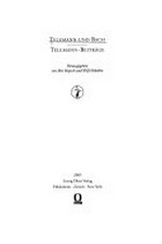 18. Telemann und Bach, Telemann-Beiträge: Telemann-Beiträge