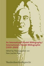 ¬An¬ international Handel bibliography (1959 - 2009)