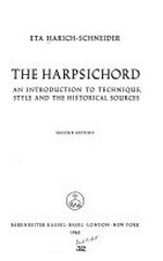 ¬The¬ harpsichord: an introduction to technique, style and the historical sources