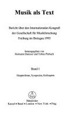 Musik und Text im Orgelwerk von Johann Sebastian Bach: das Beispiel von BWV 678 und BWV 679
