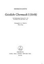 Supplement. Schütz-Werke-Verzeichnis (SWV) große Ausgabe