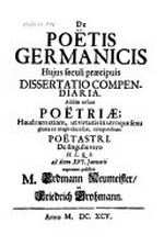 De poetis germanicis
