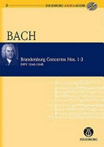 2, Buch. Brandenburg concertos nos. 1-3: BWV 1046-1048