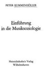 31. Einführung in die Musiksoziologie