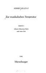 1. 1190. Johann Sebastian Bach und seine Zeit