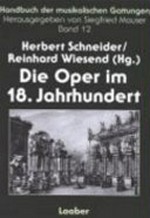 12. Die Oper im 18. Jahrhundert