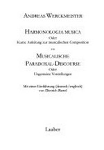 2. Harmonologia musica oder kurze Anleitung zur musicalischen Composition