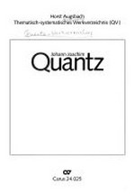 Thematisch-systematisches Werkverzeichnis (QV) Johann Joachim Quantz