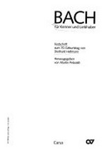 Bach für Kenner und Liebhaber: Festschrift zum 70. Geburtstag von Diethard Hellmann