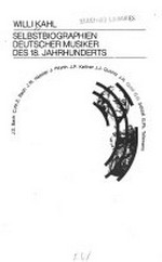 5. Selbstbiographien deutscher Musiker des 18. Jahrhunderts